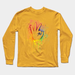 Tight Rainbow Long Sleeve T-Shirt